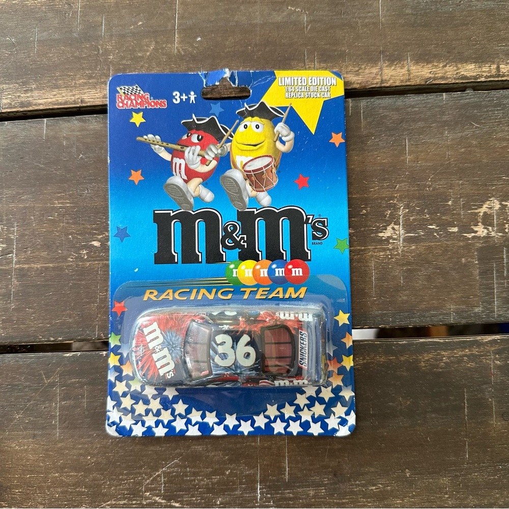 2002 Racing Champions 1:64 M&M Racing Team #36 Ken Schrader Car NOC NASCAR NIB